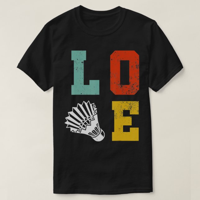Shuttlecock Club Outfit für Spieler Trainer Lüfter T-Shirt (Design vorne)