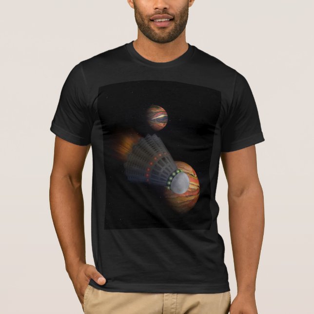 Shuttlecock Space Shuttle T-Shirt (Vorderseite)