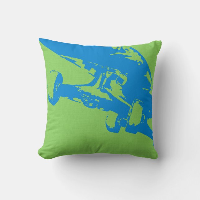 Shuvit Shove-It Skateboard Coussin Grey Lt Blue (Recto)