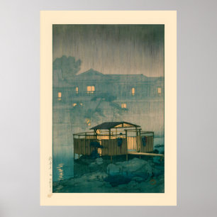 Shuzenji in Rain von Kawase Hasui Poster