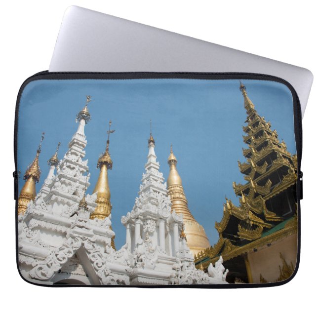 Shwedagon Pagoda Außenbereich Laptopschutzhülle (Vorderseite)