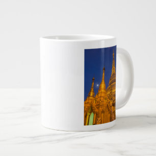 Shwedagon Pagoda in der Nacht, Myanmar Jumbo-Tasse