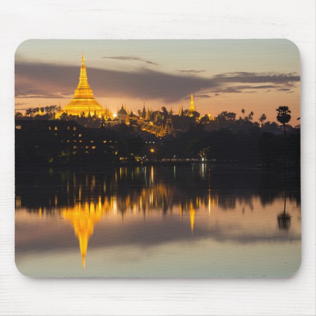 Shwedagon Pagoda, Myanmar, Rangun (Yangon) Mousepad (Vorne)