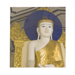 Shwedagon Pagoda (Paya), große Tempelanlage, die  Notizblock