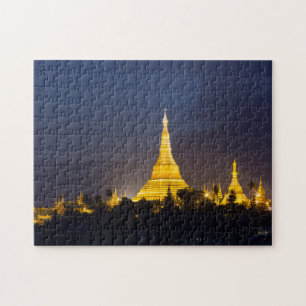 Shwedagon-Pagode bei Nacht
