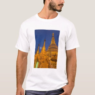 Shwedagon-Pagode bei Nacht, Myanmar T-Shirt