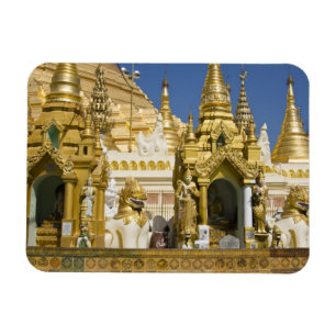 Shwedagon-Pagode (Paya), große Tempelanlage, die Magnet