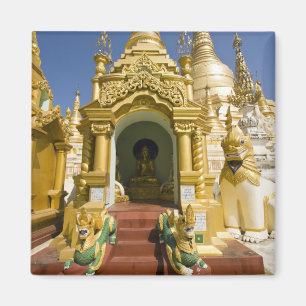 Shwedagon-Pagode (Paya), große Tempelanlage, die v Magnet