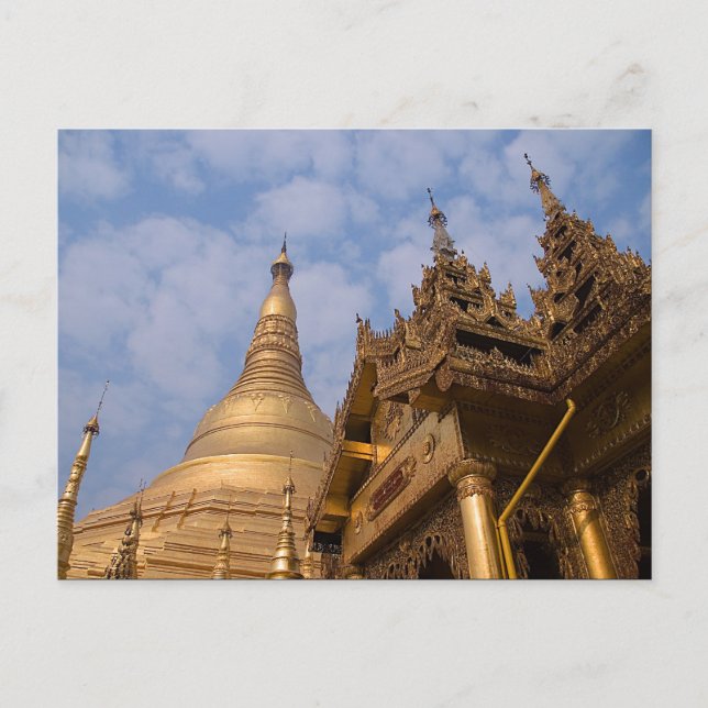 Shwedagon Paya PICT3895 Postkarte (Vorderseite)