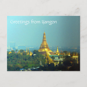 Shwedagon Postkarte