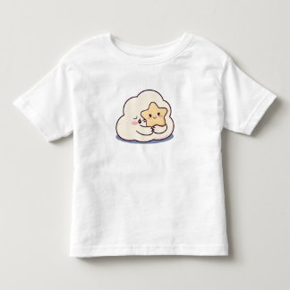 Shy Cloud umarmt einen Stern - Dreamy Niedlich Sky Kleinkind T-shirt