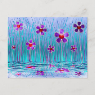 Shy Daisies Postcard Postkarte