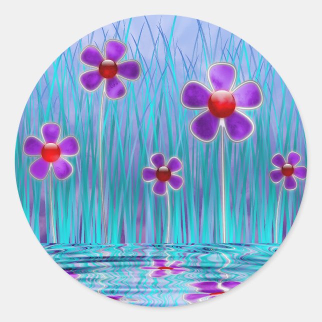 Shy Daisies Stickers (Vorderseite)