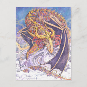 Shy Dragon Postkarte