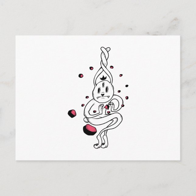 Shy Ghost Postkarte (Vorderseite)