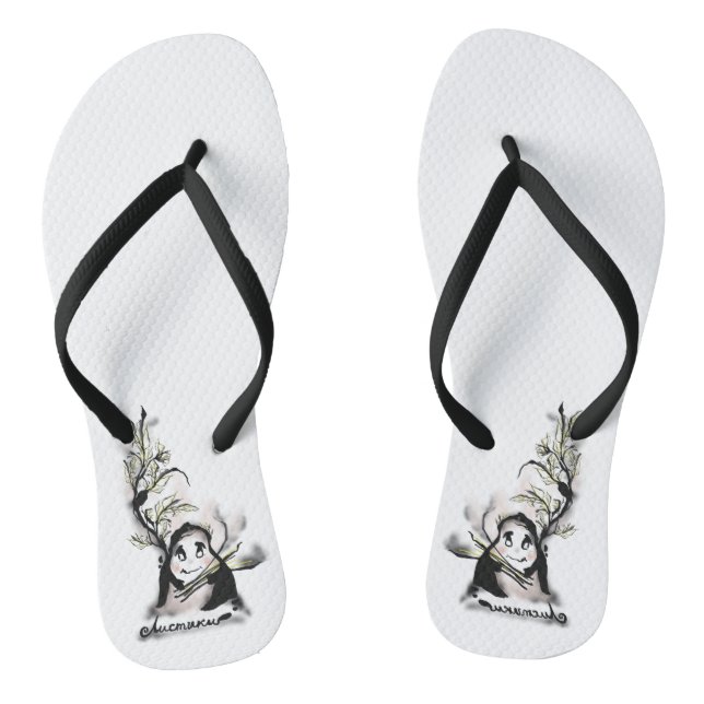 Shy Mr. Leaf Flip Flops (Fußbett)