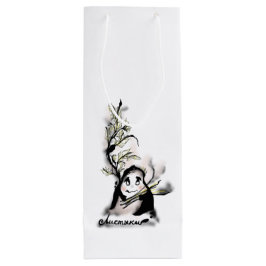 Shy Mr. Leaf Geschenktüte Für Weinflaschen