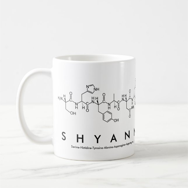 Shyann peptide nom mug (Gauche)