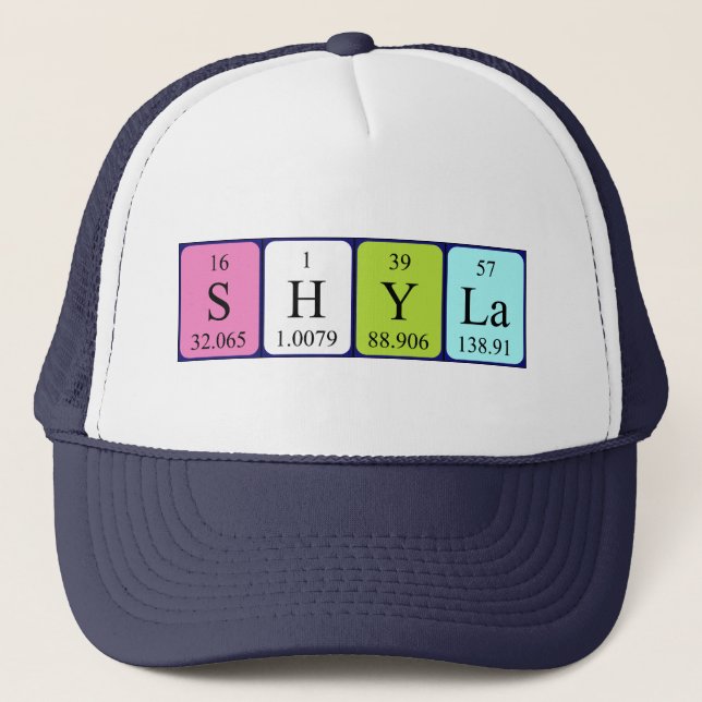 Shyla Periodenname hat Truckerkappe (Vorderseite)