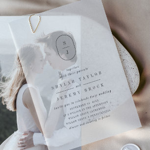 SHYLAH Monogram Simple Boho Moderne einzigartige H