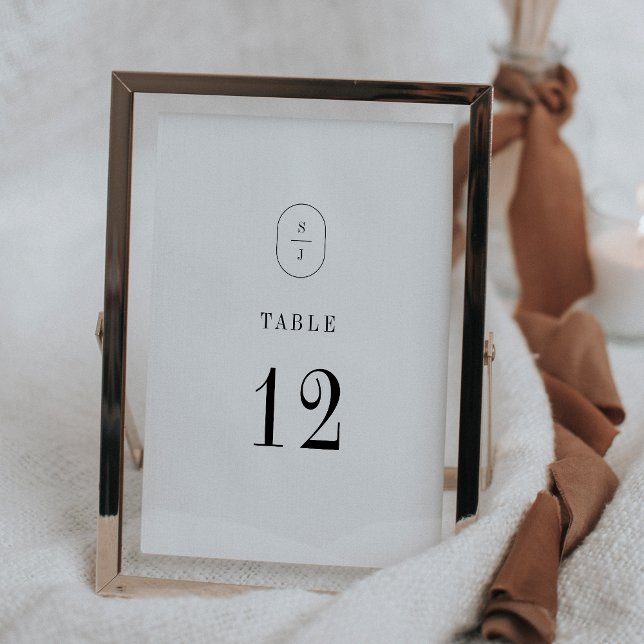 SHYLAH Neutral Boho Classic Wedding Tischnummern (SHYLAH Neutral Boho Classic Wedding Table Numbers)