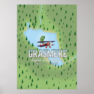 Shymbulak Kasachstan Skireiseplakat Poster
