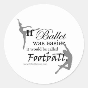 Si Ballet Était... Autocollants (personnalisables)