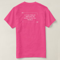 Si ça a des pneus T-Shirt Rose