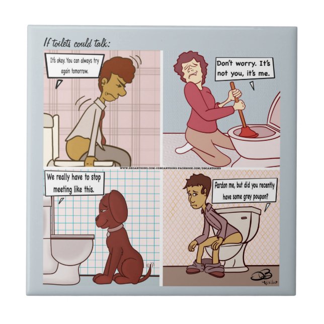 Si Des Toilettes Pouvaient Parler De Carreaux En C (Devant)