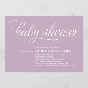 SI DOUCE   INVITATION BABY SHOWER