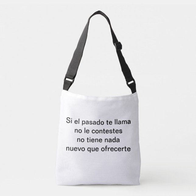 Si el pasado te llama tragetaschen mit langen trägern (Vorderseite)