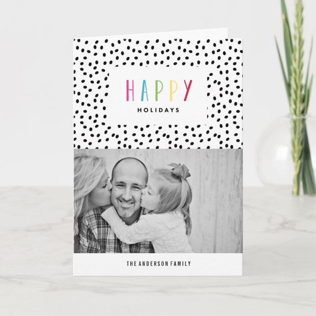 Si Heureux | Carte de voeux de vacances (Devant)