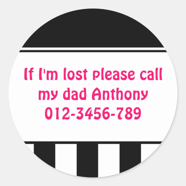 Si je suis perdu Stickers (Devant)