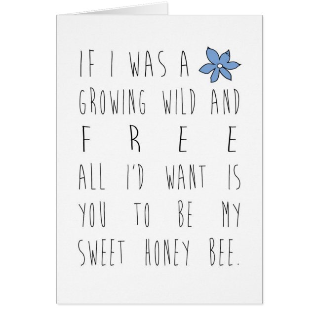 Si j'étais une fleur (Devant)