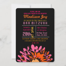 SI JOLIE JOURNÉE Invitation Bat mitzvah