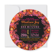 SI JOLIE JOURNÉE Invitation Bat mitzvah