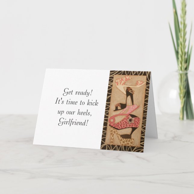 Si la chaussure convient! : Fun Fashion Carte Anni (Devant)