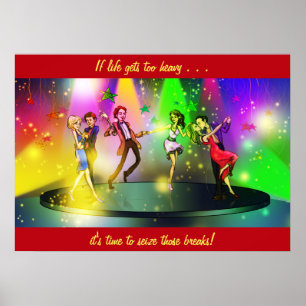 Si la vie devient trop lourde Poster dansant