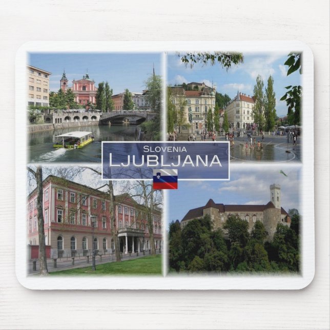 SI Ljubljana Slowenien - Mousepad (Vorne)