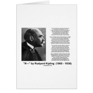 "Si... " Poème De Rudyard Kipling