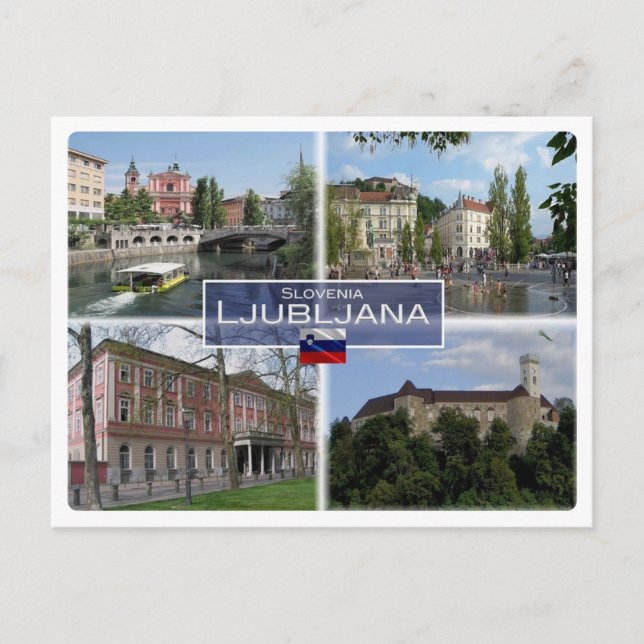SI Slowenien - Ljubliana - Postkarte (Vorderseite)