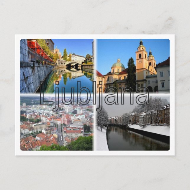 SI Slowenien - Ljubliana - Postkarte (Vorderseite)