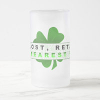 Si tasse perdue en verre givré