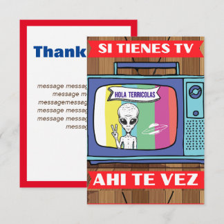 si tienes tv ahi the vez dankeskarte