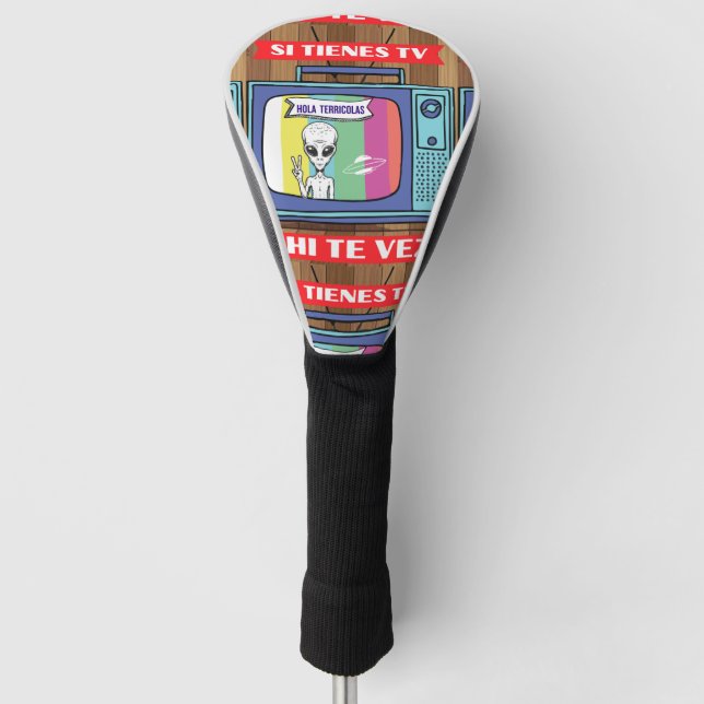 si tienes tv ahi the vez golf headcover (Vorderseite)