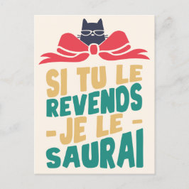 Si tu vends je saurais - Bday Edition Postkarte