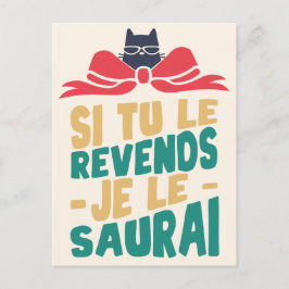 Si tu vends je saurais - Bday Edition Postkarte