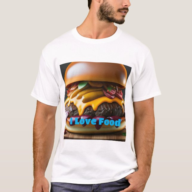 Si votre foetus ce t-shirt est pour vous 🍔 🍔 🍕  (Devant)