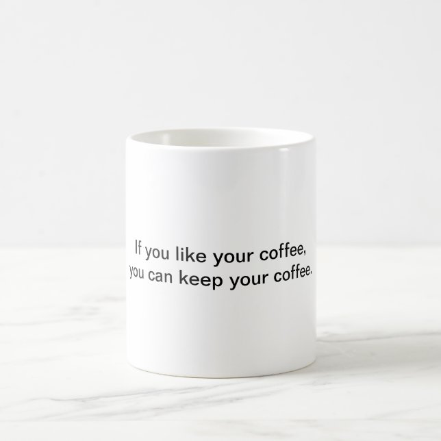 Si vous aimez votre tasse de café (Centre)