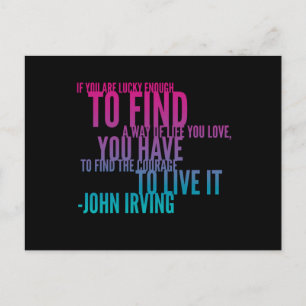 Si Vous Avez De La Chance John Irving Citer Carte 